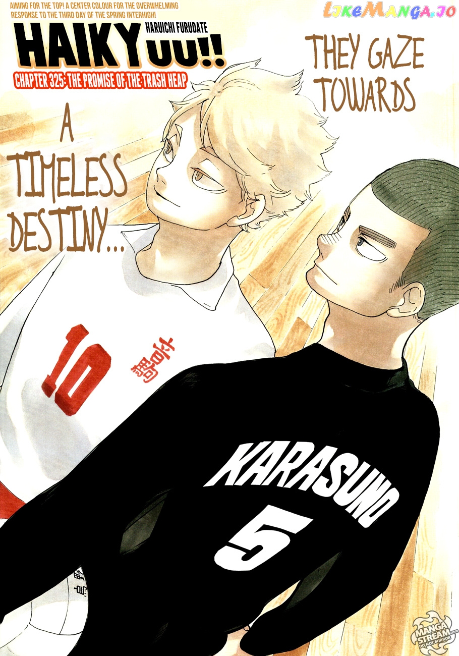 Haikyuu!!, Chapter 325 image 01